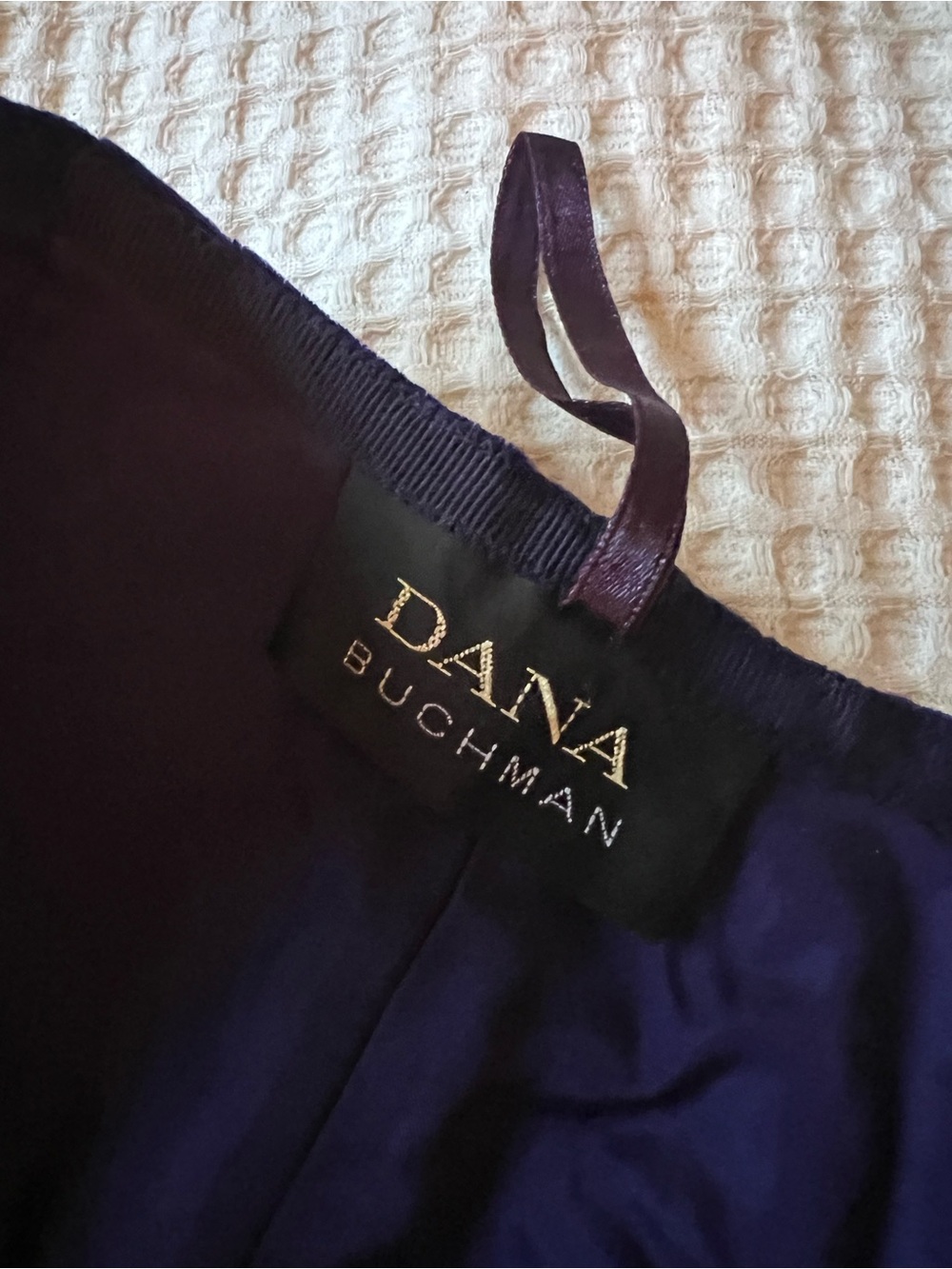 Dana Buchman Deep Purple Wide-Leg Pants